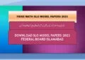 FBISE SLO MODEL PAPERS 2023 MATH