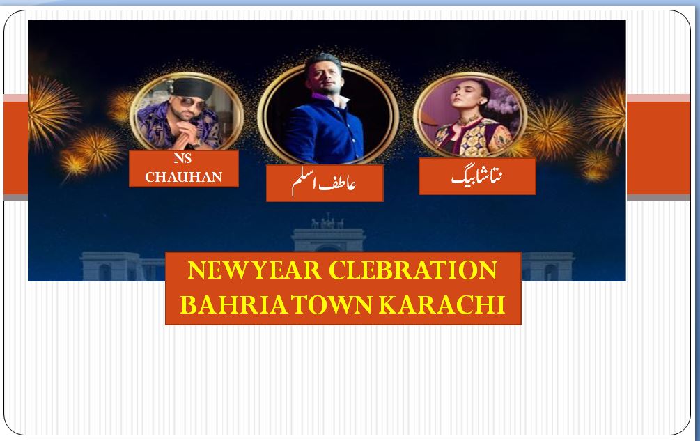 New years celebration in Bahria Town Karachi 2022