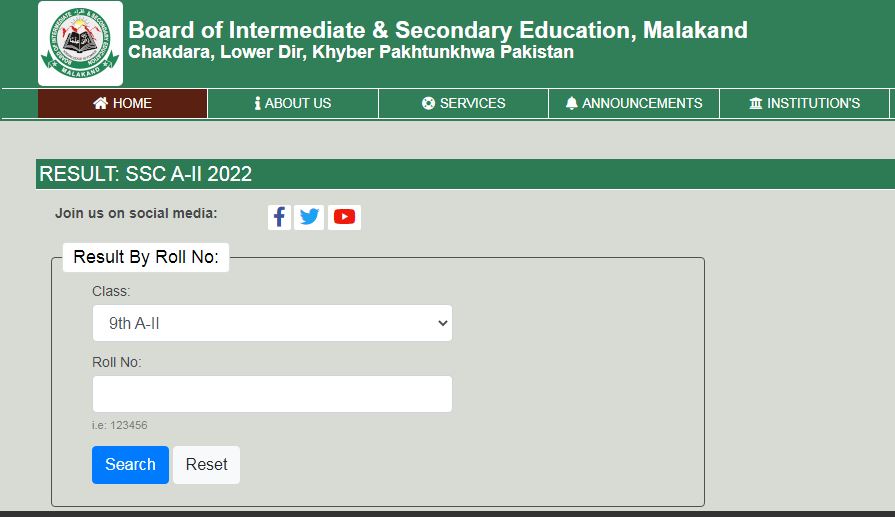 BISE Malakand 9th and 10th Result 2023