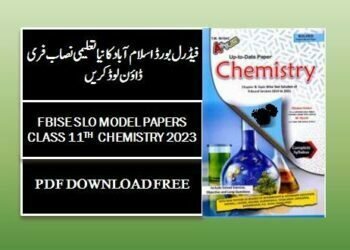 FBISE Islamabad board SLO model papers 2023 class 11
