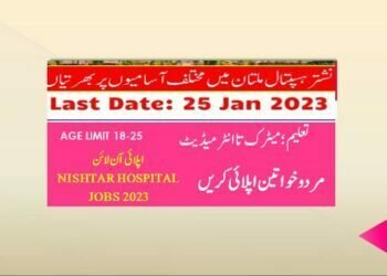 Nishtar Hospital Multan Jobs 2023 latest