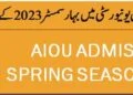 Allama Iqbal open university AIOU admission