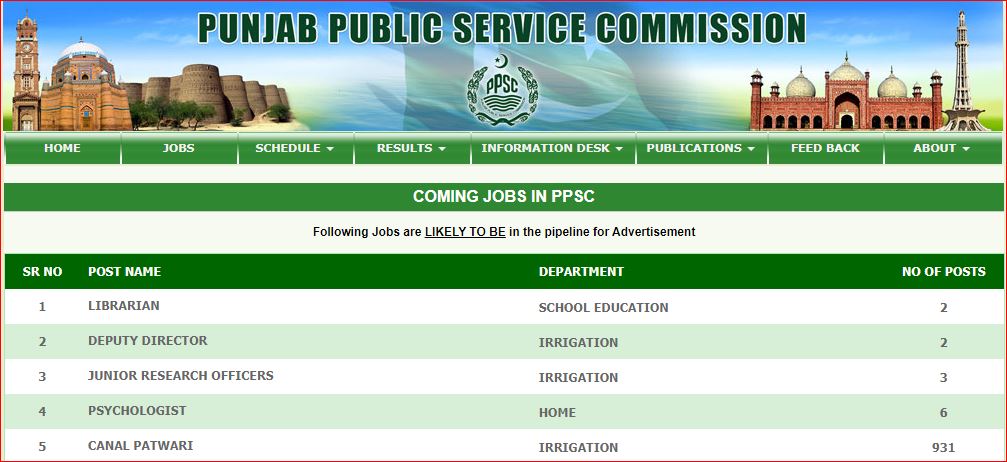 PPSC canal patwari jobs online apply 2023