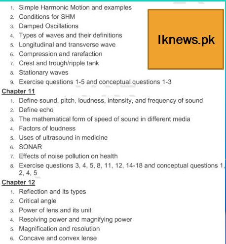 class 10th physics guess paper