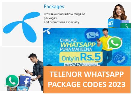 Telenor whatsapp package code 2023