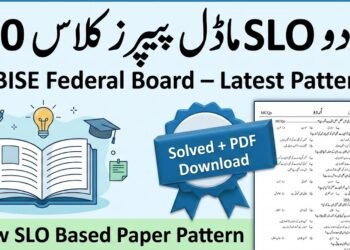 Federal Board Urdu SLO Model Papers Class 10